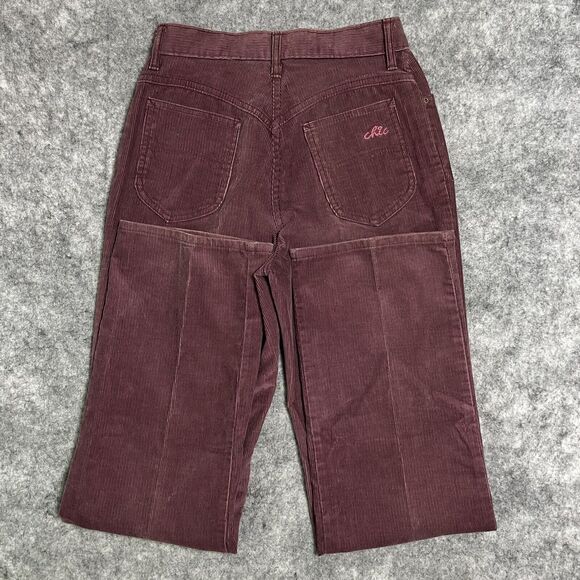 Vintage CHIC by H.I.S. Mauve Corduroy Pants Women’s 12 Pink High Waisted 70’s - Picture 14 of 15